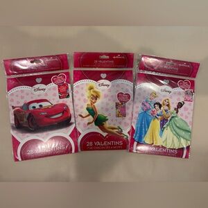 Disney FRENCH Valentine's Cards